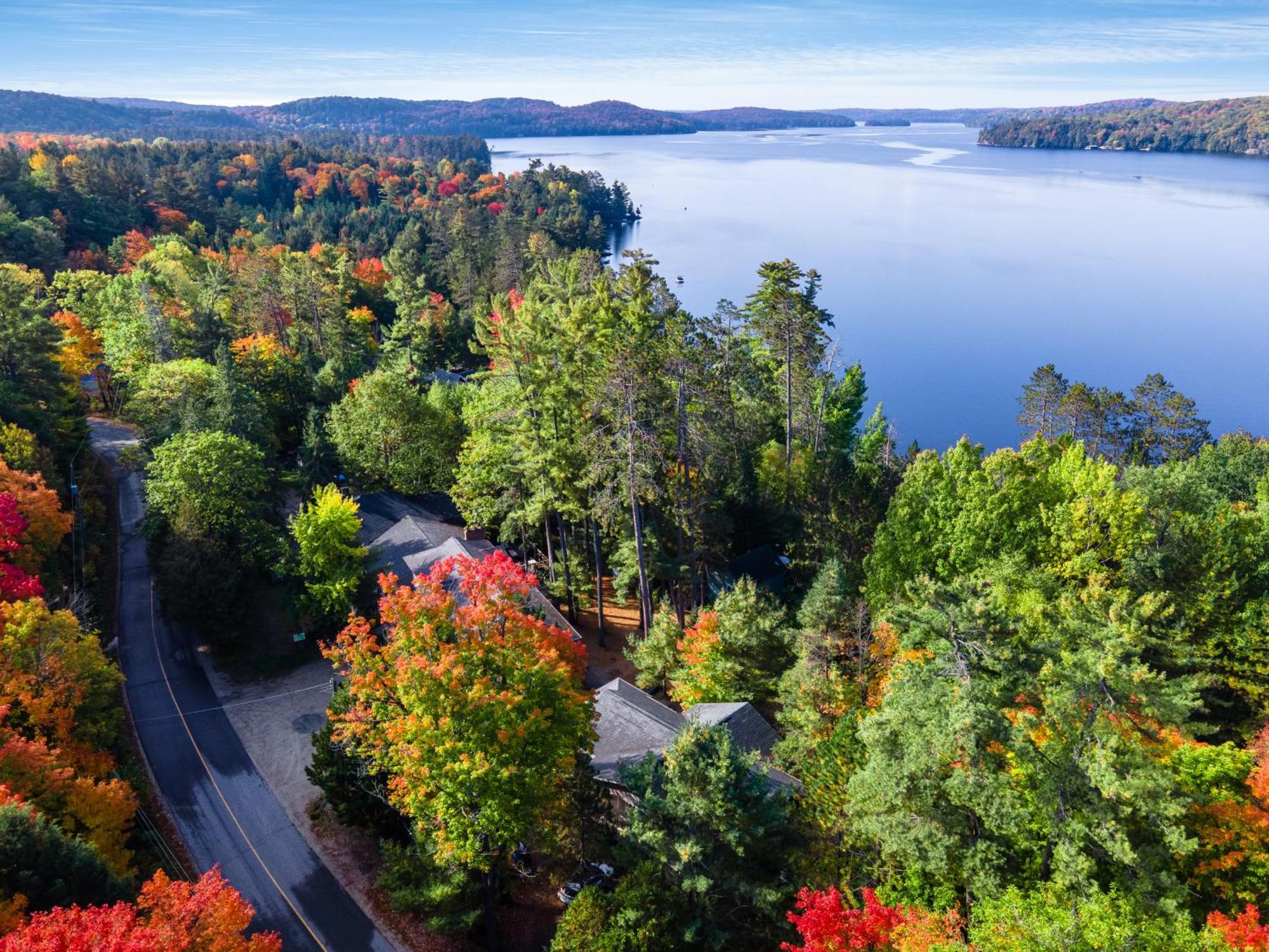 Vila Muskoka Waterfront Retreat Dwight Exteriér fotografie