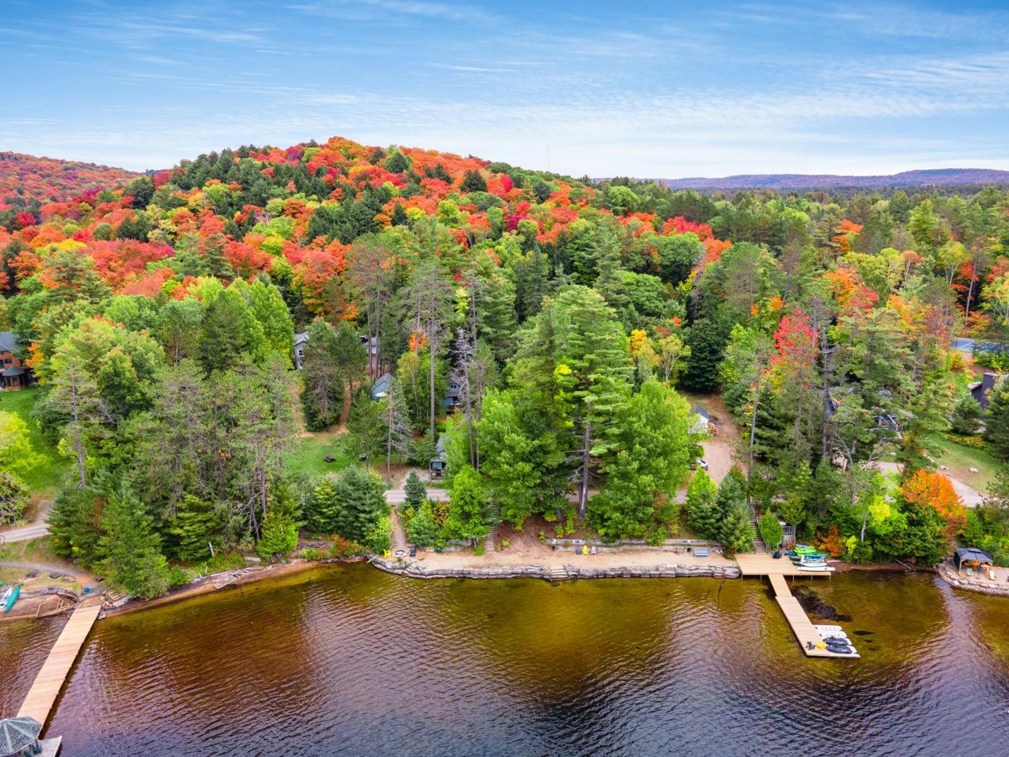 Vila Muskoka Waterfront Retreat Dwight Exteriér fotografie