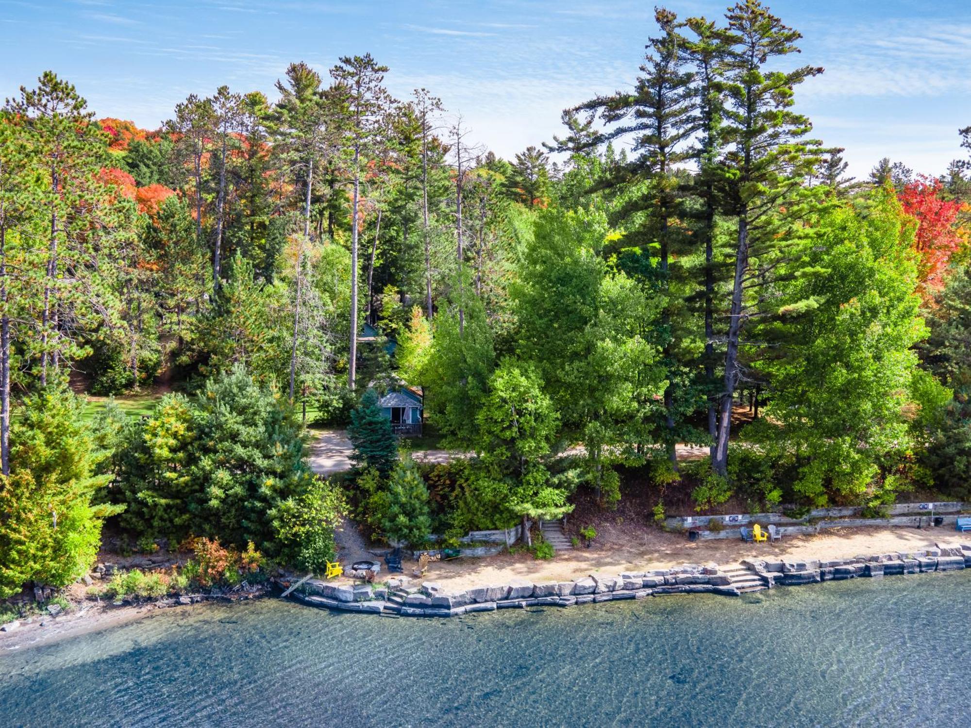 Vila Muskoka Waterfront Retreat Dwight Exteriér fotografie
